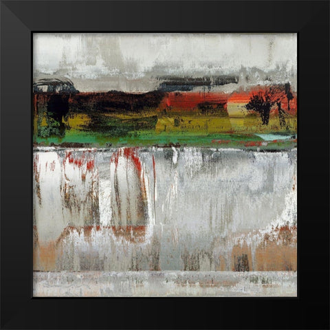 Waterfall II Black Modern Wood Framed Art Print by Bolokofsky, Ronald