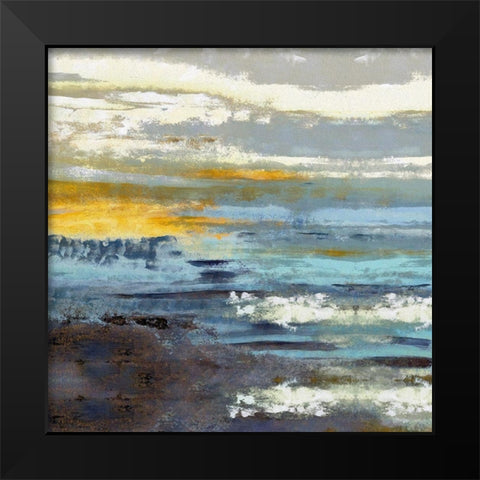 A Place with No Name IV Black Modern Wood Framed Art Print by Bolokofsky, Ronald