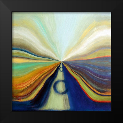 At the Speed of Light II Black Modern Wood Framed Art Print by Bolokofsky, Ronald