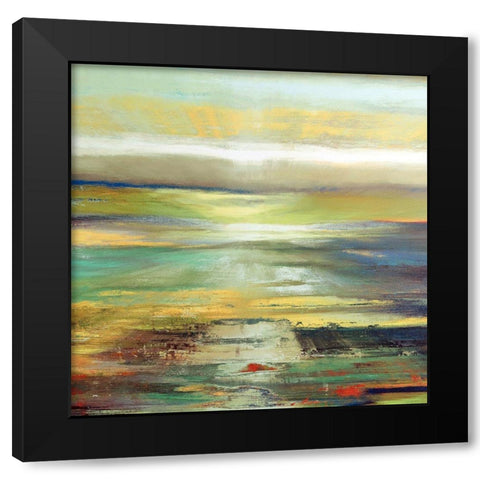 Sunrise I Black Modern Wood Framed Art Print with Double Matting by Bolokofsky, Ronald