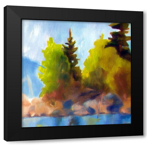 The Wilderness I Black Modern Wood Framed Art Print with Double Matting by Bolokofsky, Ronald