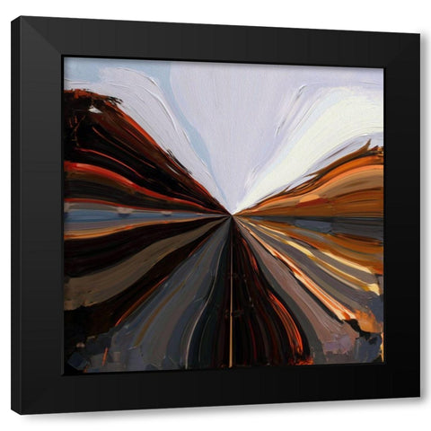 At the Speed of Light III Black Modern Wood Framed Art Print with Double Matting by Bolokofsky, Ronald