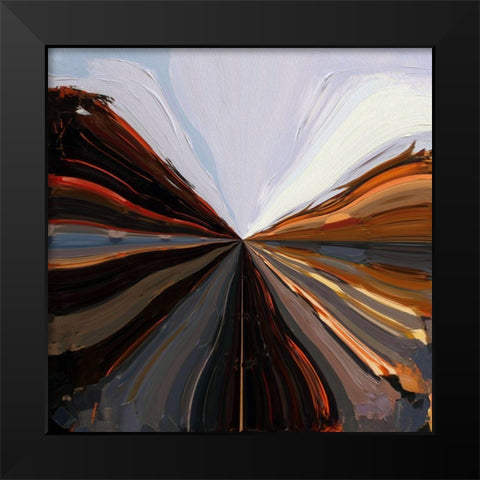 At the Speed of Light III Black Modern Wood Framed Art Print by Bolokofsky, Ronald