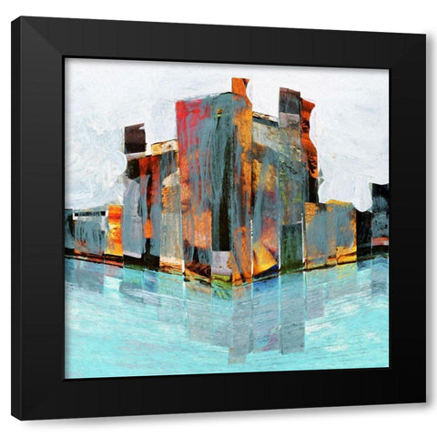 Off Shore I Black Modern Wood Framed Art Print by Bolokofsky, Ronald