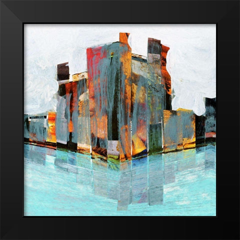 Off Shore I Black Modern Wood Framed Art Print by Bolokofsky, Ronald