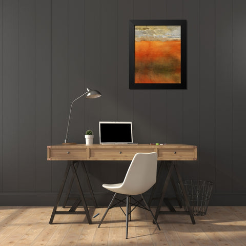 The Plains V Black Modern Wood Framed Art Print by Bolokofsky, Ronald