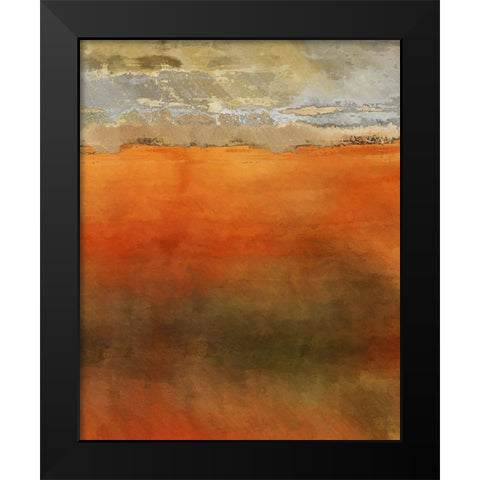 The Plains V Black Modern Wood Framed Art Print by Bolokofsky, Ronald