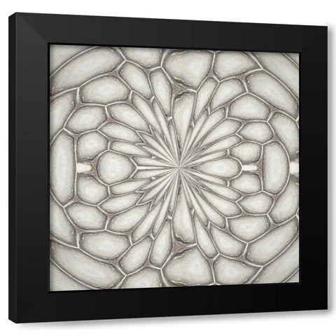 Pattern I Black Modern Wood Framed Art Print by Bolokofsky, Ronald