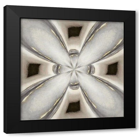 Pattern II Black Modern Wood Framed Art Print by Bolokofsky, Ronald