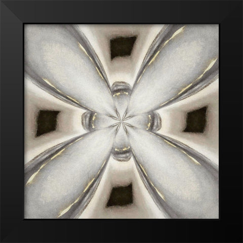 Pattern II Black Modern Wood Framed Art Print by Bolokofsky, Ronald