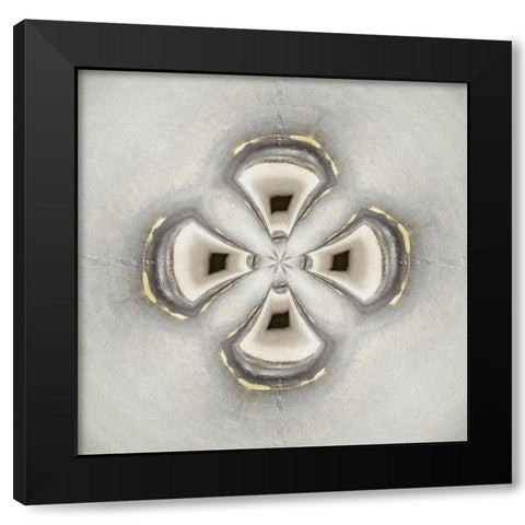 Pattern IV Black Modern Wood Framed Art Print with Double Matting by Bolokofsky, Ronald