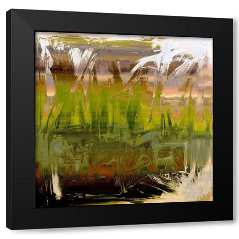 Tall Grass Black Modern Wood Framed Art Print by Bolokofsky, Ronald