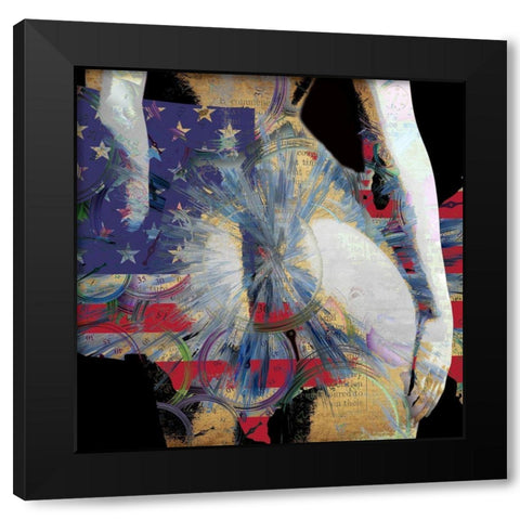 Behind the Times  Black Modern Wood Framed Art Print by Bolokofsky, Ronald