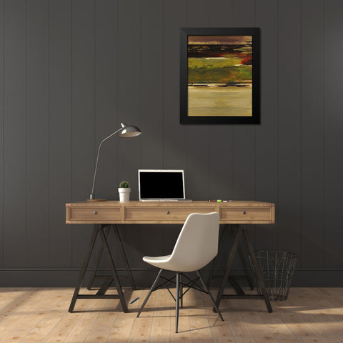Across the Pond II Black Modern Wood Framed Art Print by Bolokofsky, Ronald