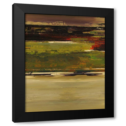 Across the Pond II Black Modern Wood Framed Art Print by Bolokofsky, Ronald