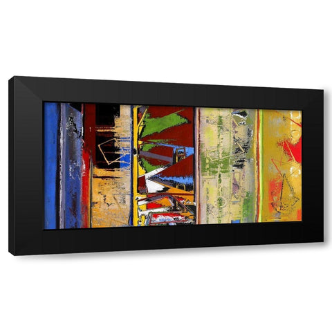 Any Which Way I Black Modern Wood Framed Art Print by Bolokofsky, Ronald