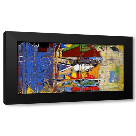 Any Which Way II Black Modern Wood Framed Art Print by Bolokofsky, Ronald