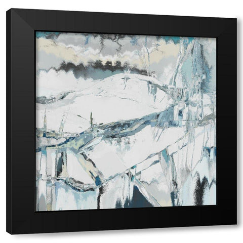 Blue Dawn II Black Modern Wood Framed Art Print by Bolokofsky, Ronald