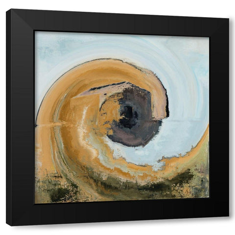 Boulder I Black Modern Wood Framed Art Print with Double Matting by Bolokofsky, Ronald