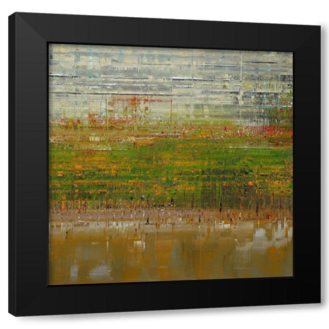 By the Pond Black Modern Wood Framed Art Print with Double Matting by Bolokofsky, Ronald