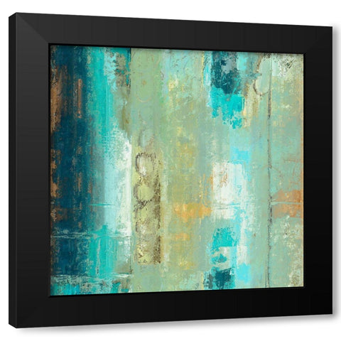 Circle Around Black Modern Wood Framed Art Print by Bolokofsky, Ronald