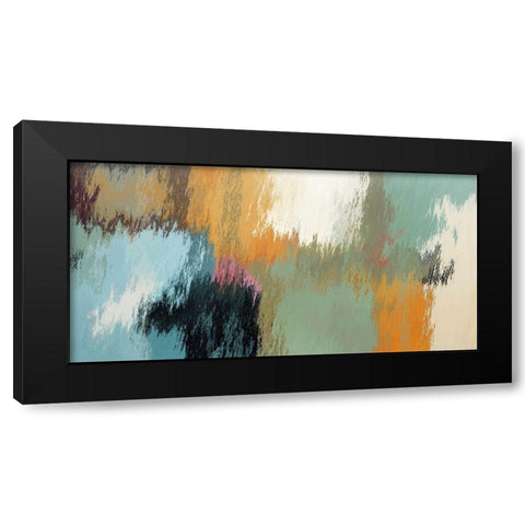 Color Blend I Black Modern Wood Framed Art Print with Double Matting by Bolokofsky, Ronald