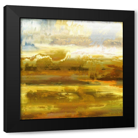 Open Fields II Black Modern Wood Framed Art Print by Bolokofsky, Ronald