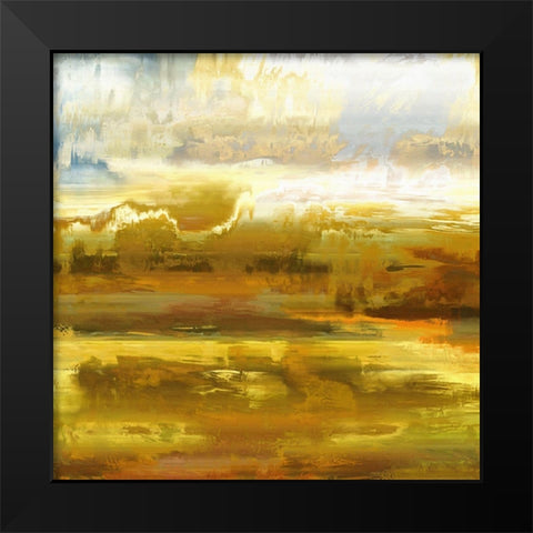 Open Fields II Black Modern Wood Framed Art Print by Bolokofsky, Ronald