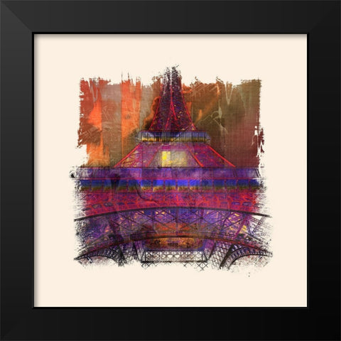 Eiffel Madness I  Black Modern Wood Framed Art Print by Bolokofsky, Ronald