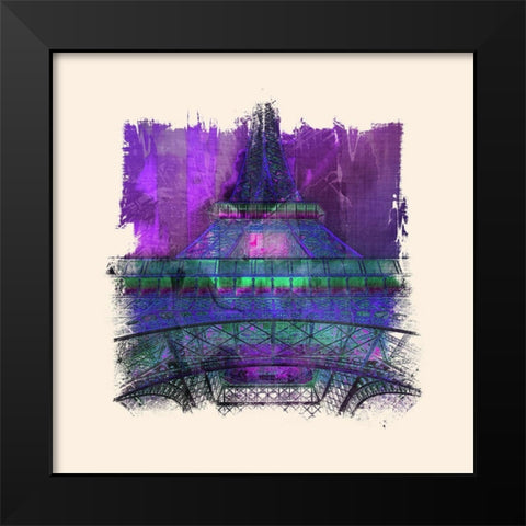Eiffel Madness II  Black Modern Wood Framed Art Print by Bolokofsky, Ronald