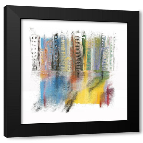 Emerald City I Black Modern Wood Framed Art Print by Bolokofsky, Ronald