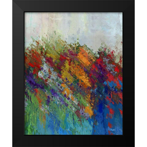 Color Spree I Black Modern Wood Framed Art Print by Bolokofsky, Ronald