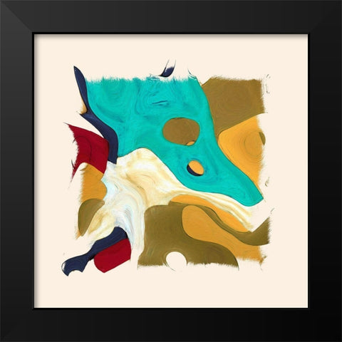 Abstract 1167 Black Modern Wood Framed Art Print by Bolokofsky, Ronald