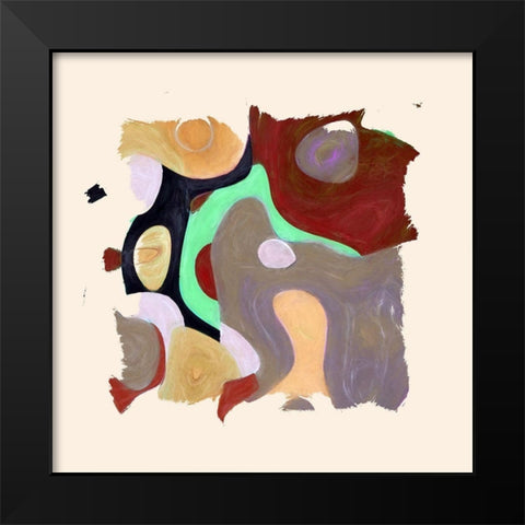Abstract 1178 Black Modern Wood Framed Art Print by Bolokofsky, Ronald