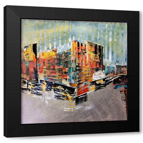 Hollywood and Vine Black Modern Wood Framed Art Print with Double Matting by Bolokofsky, Ronald