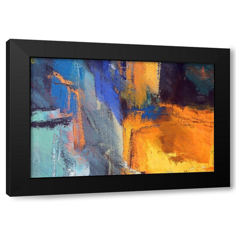 Junction II Black Modern Wood Framed Art Print with Double Matting by Bolokofsky, Ronald
