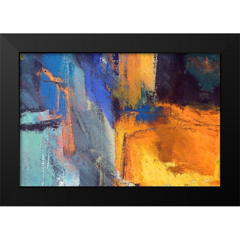 Junction II Black Modern Wood Framed Art Print by Bolokofsky, Ronald