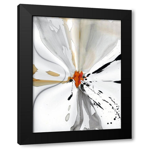 Ink Spot I Black Modern Wood Framed Art Print with Double Matting by Bolokofsky, Ronald