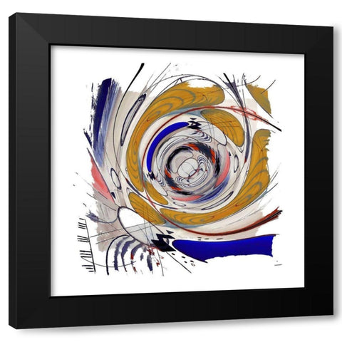 Interstellar I  Black Modern Wood Framed Art Print with Double Matting by Bolokofsky, Ronald