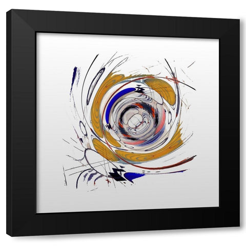 Interstellar II Black Modern Wood Framed Art Print with Double Matting by Bolokofsky, Ronald
