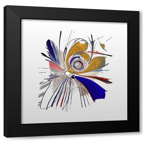 Interstellar IV  Black Modern Wood Framed Art Print with Double Matting by Bolokofsky, Ronald
