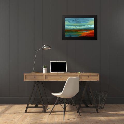 Looking For the Horizon V Black Modern Wood Framed Art Print by Bolokofsky, Ronald
