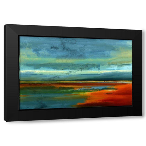 Looking For the Horizon V Black Modern Wood Framed Art Print with Double Matting by Bolokofsky, Ronald