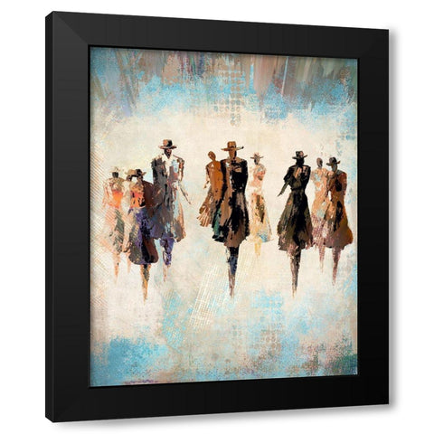 People To See Black Modern Wood Framed Art Print with Double Matting by Bolokofsky, Ronald