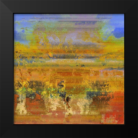 Rain Dance I Black Modern Wood Framed Art Print by Bolokofsky, Ronald