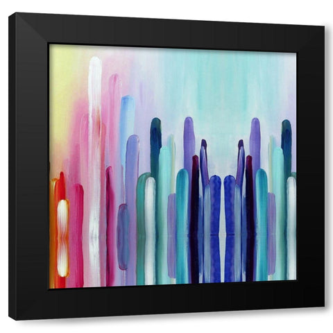 Repeat After Me I Black Modern Wood Framed Art Print with Double Matting by Bolokofsky, Ronald