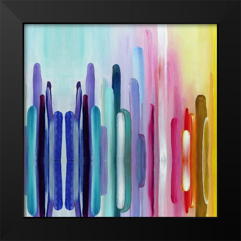 Repeat After Me III Black Modern Wood Framed Art Print by Bolokofsky, Ronald