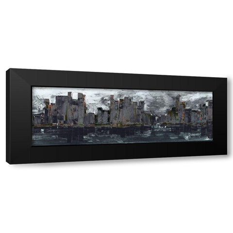 Reserection City II Black Modern Wood Framed Art Print by Bolokofsky, Ronald