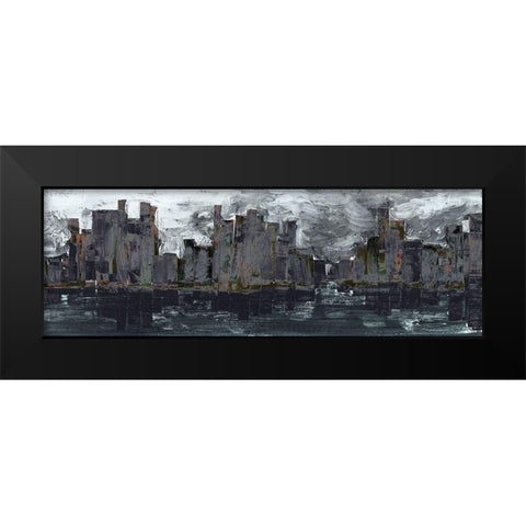 Reserection City II Black Modern Wood Framed Art Print by Bolokofsky, Ronald