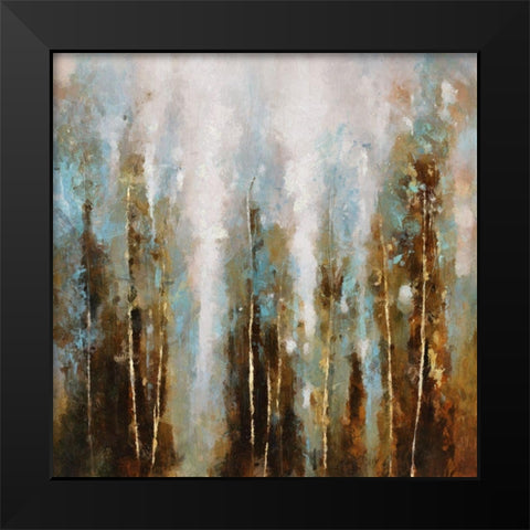 Winter Forest Black Modern Wood Framed Art Print by Bolokofsky, Ronald